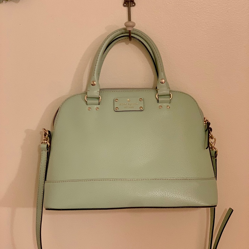 Kate Spade Mint Green & Baby Pink Purse